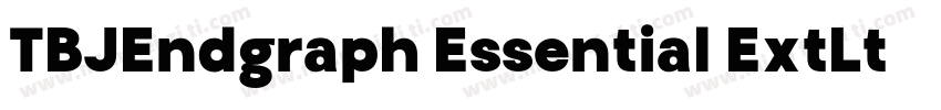 TBJEndgraph Essential ExtLt字体转换